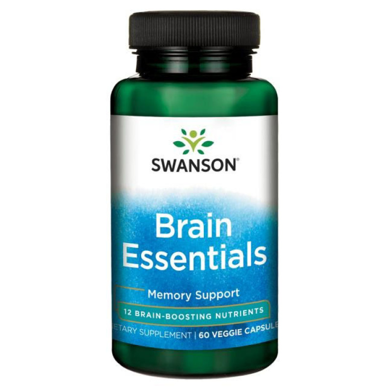 Brain Essentials 60 вегетариански капсули | Swanson