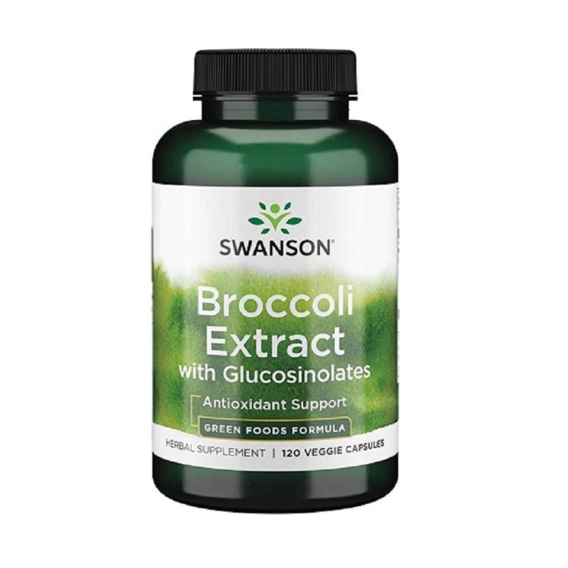 Broccoli Extract with Glucosinolates 120 веге капсули | Swanson