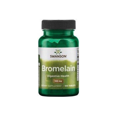 Bromelain 100 мг 100 таблетки | Swanson Bromelain 100 мг 100 таблетки | SwansonBromelain е натурален екстракт, получен от ананас
Облагодетелства имунната система
Ускорява усвояването на протеини в стомашно-чревния тракт
Засилва ефекта на хран Bromelain 100 мг 100 таблетки | Swanson Bromelain е натурален екстракт, получен от ананас Облагодетелства имунната система Ускорява усвояването на протеини в стомашно-чревния тракт Засилва ефекта на хранос Bromelain 100 мг 100 таблетки | Swanson Bromelain