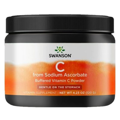 Buffered Sodium Ascorbate Прах 120 гр | Swanson За подсилване на имунните защити Срещу различни инфекциозни състояния Удобна за приемане прахообразна формула По-лесно се усвоява от стомаха в сравнение с др Buffered Sodium Ascorbate Прах 120 гр | Swanson З