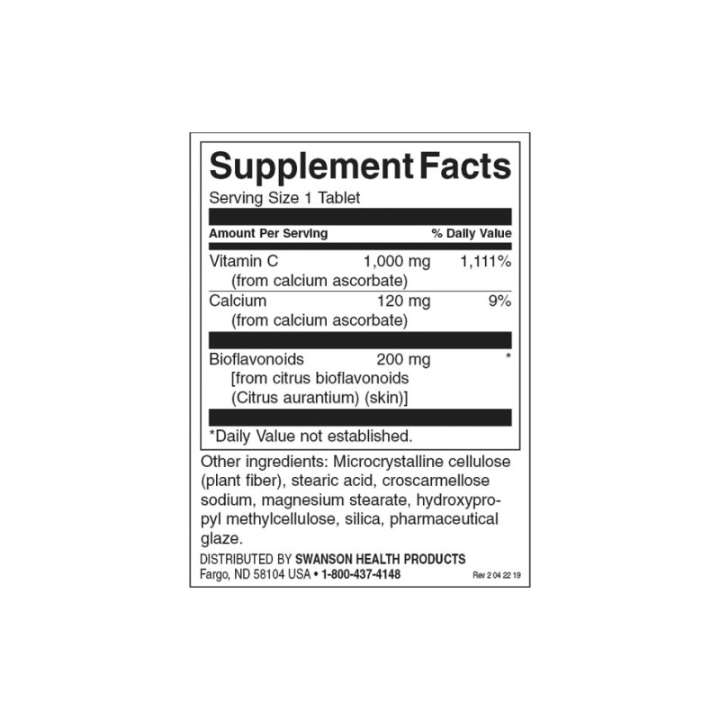 Buffered Vitamin C with Bioflavonoids 1000 мг 250 таблетки | Swanson Buffered Vitamin C with Bioflavonoids 1000 мг 250 таблетки | SwansonЗа подсилване на имунните защити на организма
За подобряване на хормоналния баланс
Добро средство за подобр Buffered Vitamin C with Bioflavonoids 1000 мг 250 таблетки | Swanson За подсилване на имунните защити на организма За подобряване на хормоналния баланс Добро средство за подобряване на храносмилателната Buffered Vitamin C with Bioflavonoids 1000 мг 250 та