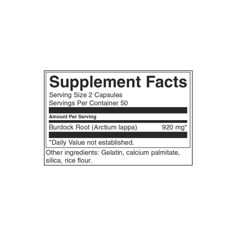 Burdock Root 460 мг 100 капсули | Swanson Burdock Root 460 мг 100 капсули | SwansonОказва пречистващо въздействие върху черния дроб и лимфите
За ефективно детоксикиране на кръвта
Предпазва от развитие на ракови заболявания
Добро средство за о Burdock Root 460 мг 100 капсули | Swanson Оказва пречистващо въздействие върху черния дроб и лимфите За ефективно детоксикиране на кръвта Предпазва от развитие на ракови заболявания Добро средство за отстр Burdock Root 460 мг 100 капсули | Swanson Оказва