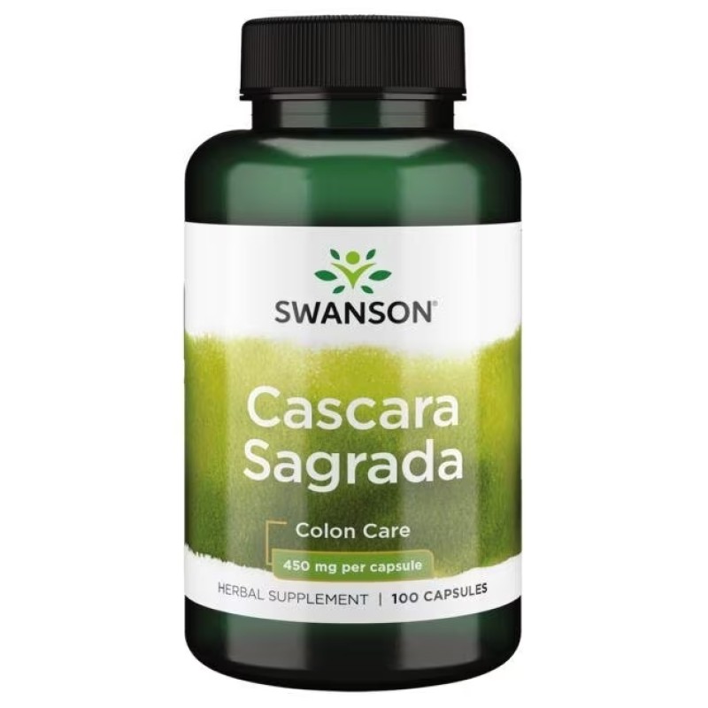 Cascara Sagrada 450 мг 100 капсули | Swanson