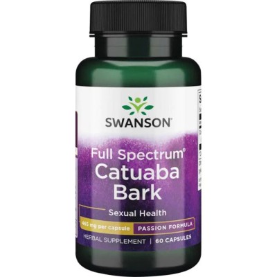 Catuaba Bark 465 мг 60 капсули | Swanson Може да се използва от мъже и жени Има положителен ефект върху общото благосъстояние Облекчава симптомите на умствено изтощение Има силен афродизиак ефект Укрепв Catuaba Bark 465 мг 60 капсули | Swanson Може да се 