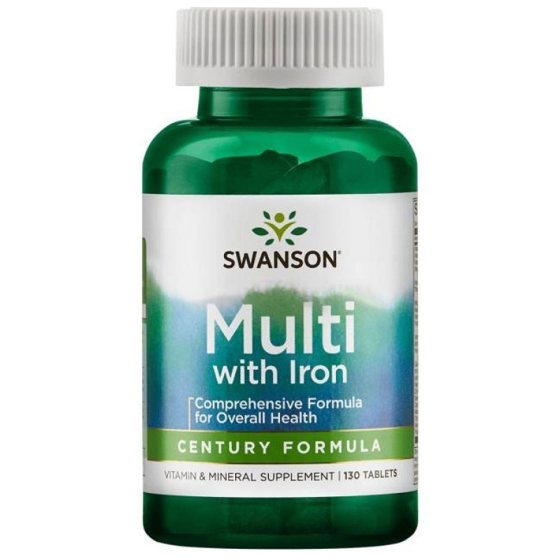 Century Formula Multivitamin with Iron 130 таблетки | Swanson