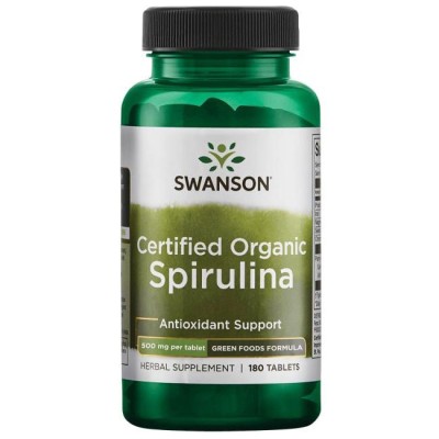Certified Organic Spirulina 500 мг 180 таблетки | Swanson Certified Organic Spirulina 500 мг 180 таблетки | SwansonНай-мощен източник на протеини сред зелените храни
Повишава антиоксидантната активност
Поддържа имунната система
Премахва токси Certified Organic Spirulina 500 мг 180 таблетки | Swanson Най-мощен източник на протеини сред зелените храни Повишава антиоксидантната активност Поддържа имунната система Премахва токсините Поддърж Certified Organic Spirulina 500 мг 180 таблетки | Swanson