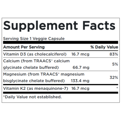 Chelated Magnesium & Calcium with Vitamins D3&K2 90 капсули | Swanson Chelated Magnesium & Calcium with Vitamins D3&K2 90 капсули | Swanson