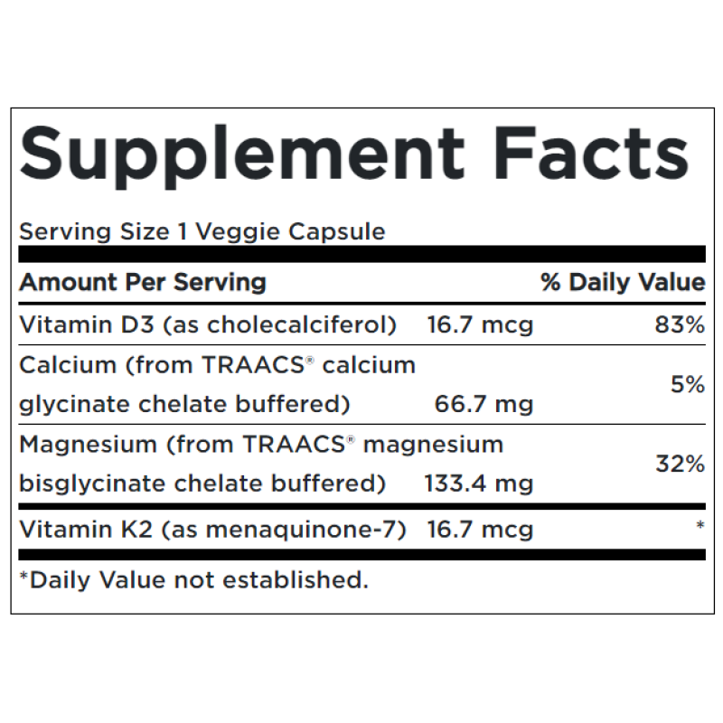 Chelated Magnesium & Calcium with Vitamins D3&K2 90 капсули | Swanson Chelated Magnesium & Calcium with Vitamins D3&K2 90 капсули | Swanson