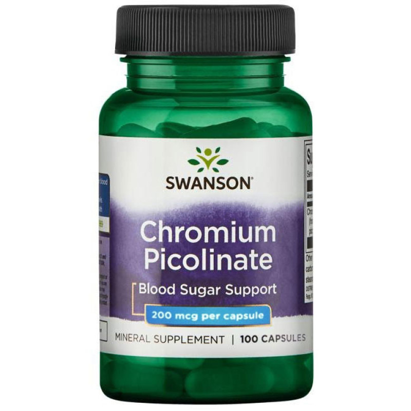Chromium Picolinate 200 мкг 100 капсули | Swanson
