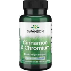 Cinnamon & Chromium with Chromax 60 веге капсули | Swanson