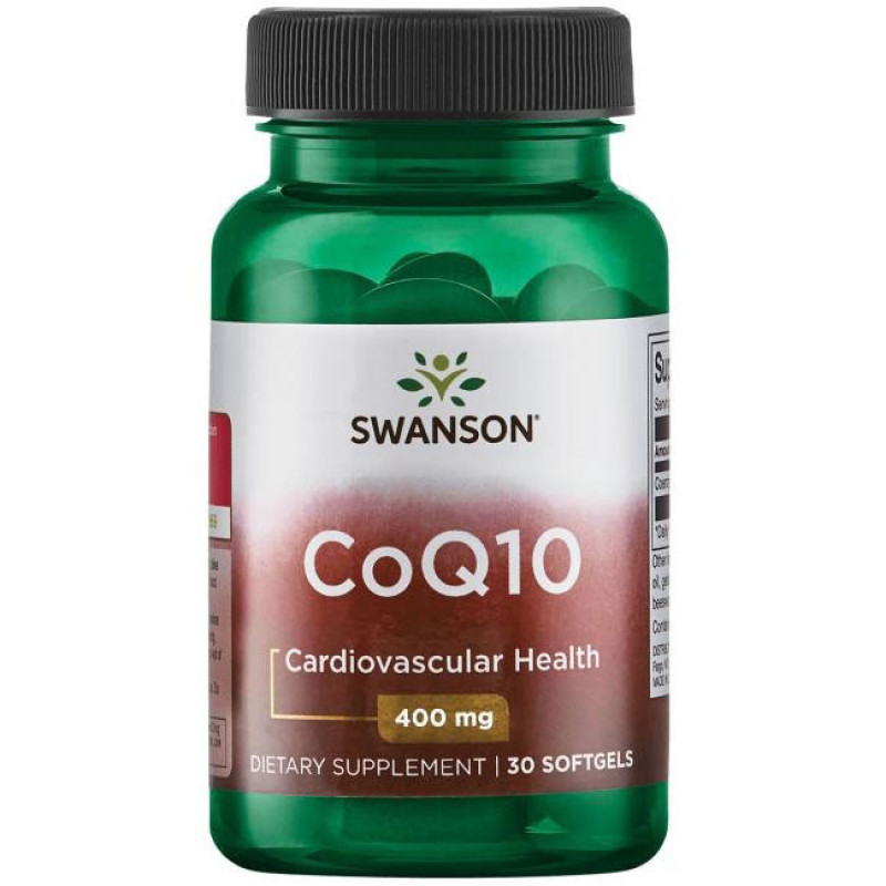 Co Q-10 400 мг 30 гел-капсули | Swanson