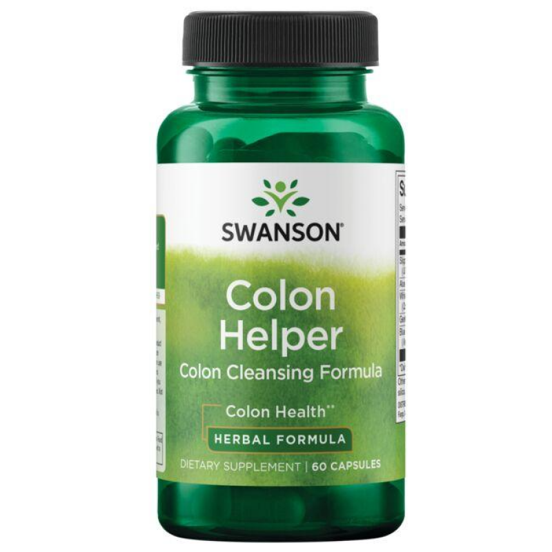 Colon Helper Herbal Formula 60 капсули | Swanson
