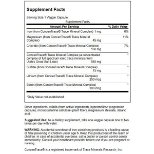ConcenTrace Mineral Complex 60 веге капсули | Swanson