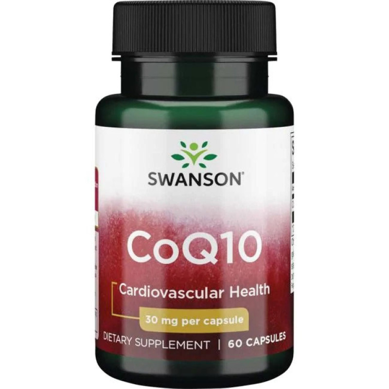 CoQ10 30 мг 60 капсули | Swanson