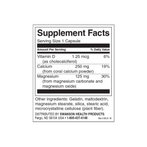 Coral Calcium Complex 180 капсули | Swanson