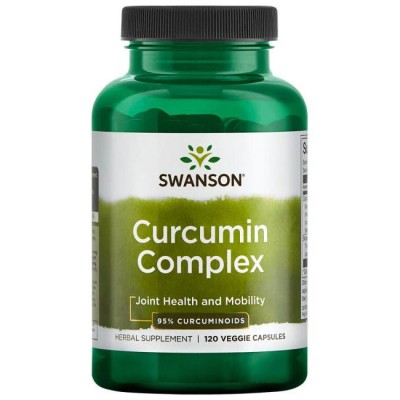 Curcumin Complex 120 веге капсули | Swanson Мощен антиоксидант Стандартизиран да съдържа минимум 95% куркумин Подобрява мозъчната функция и мисловната дейност За превенция на автоимунни заболявания За с Curcumin Complex 120 веге капсули | Swanson Мощен ан