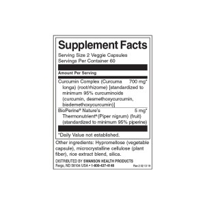 Curcumin Complex 120 веге капсули | Swanson