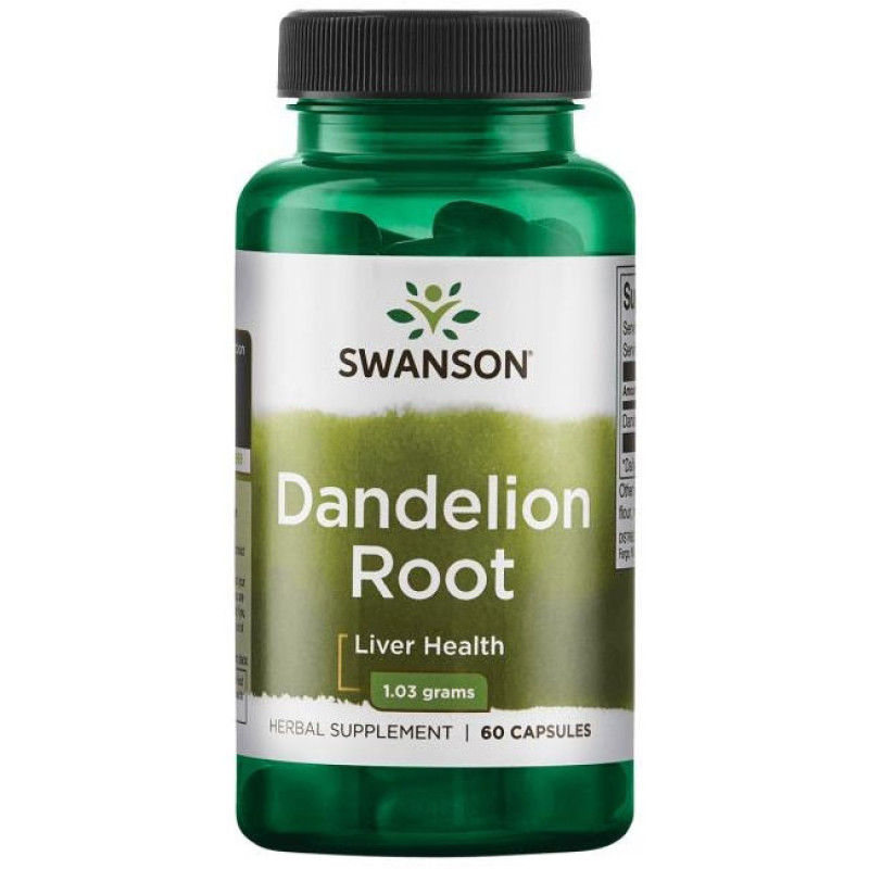Dandelion Root 515 мг 60 капсули | Swanson