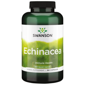 Echinacea 400 мг 180 капсули | Swanson Echinacea 400 мг 180 капсули | Swanson
