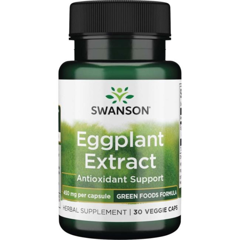 Eggplant Extract 20:1 450 мг 30 веге капсули | Swanson