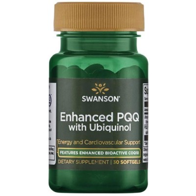 Enhanced PQQ with Ubiquinol 30 гел-капсули | Swanson Enhanced PQQ with Ubiquinol 30 гел-капсули | SwansonУникална комбинация от две естествени витаминоподобни вещества за по-голяма жизненост
Помага за поддържане на нормални митохондриални функции Enhanced PQQ with Ubiquinol 30 гел-капсули | Swanson Уникална комбинация от две естествени витаминоподобни вещества за по-голяма жизненост Помага за поддържане на нормални митохондриални функции Оказва силно Enhanced PQQ with Ubiquinol 30 гел-капсули | Sw