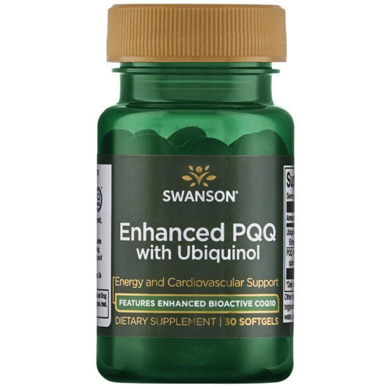 Enhanced PQQ with Ubiquinol 30 гел-капсули | Swanson
