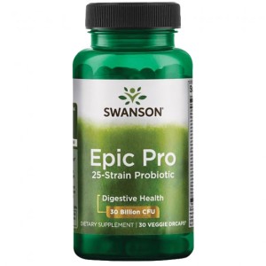Epic-Pro 25-Strain Probiotic 30 млрд CFU 30 веге капсули | Swanson Epic-Pro 25-Strain Probiotic 30 млрд CFU 30 веге капсули | Swanson