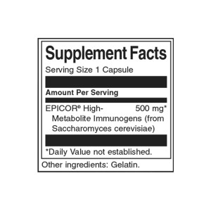 EPICOR High-Metabolite Immunogens 500 мг 30 капсули | Swanson