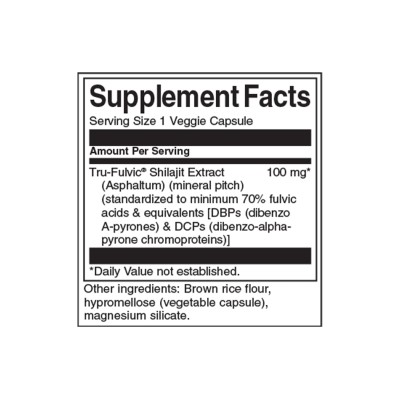 Extra Strength Shilajit Extract 100 мг 30 веге капсули | Swanson