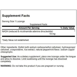 Fast-Acting NADH High Bioavailability 10 мг 30 таблетки за смучене | Swanson