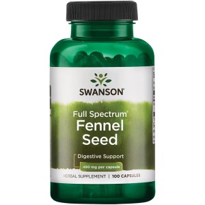 Fennel Seed 480 мг 100 капсули | Swanson