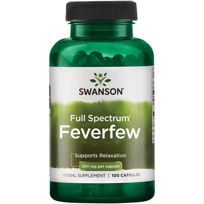Feverfew 380 мг 100 капсули | Swanson