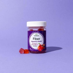 Fiber Gummies - Orange & Mixed Berry 60 дъвчащи таблетки | Swanson