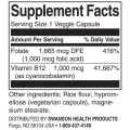[Folic Acid & B12 30 веге капсули | Swanson Предпазва от развитие на анемия Грижи се за здравето на сърцето Запазва енергийните нива в организма Фолиева Киселина и Витамин Б12 на капсули е на топ цена о
