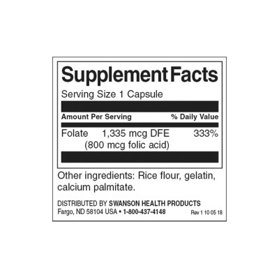 Folic Acid 800 мкг 250 капсули | Swanson Folic Acid 800 мкг 250 капсули | SwansonПрепоръчва се особено за бременни жени или за тези, които планират бременност
Спомага за поддържане на нормалния метаболизъм на хомоцистеина
Влияе на правилния рас Folic Acid 800 мкг 250 капсули | Swanson Препоръчва се особено за бременни жени или за тези, които планират бременност Спомага за поддържане на нормалния метаболизъм на хомоцистеина Влияе на правилния растеж Folic Acid 800 мкг 250 капсули | Swanson Препор