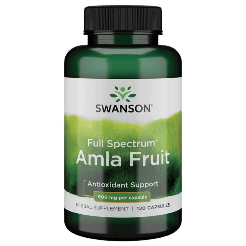 Full Spectrum Amla Fruit 500 мг 120 капсули | Swanson