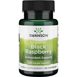 Full Spectrum Black Raspberry 425 мг 60 капсули | Swanson Full Spectrum Black Raspberry 425 мг 60 капсули | Swanson