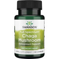 Full Spectrum Chaga Mushroom 400 мг 60 капсули | Swanson