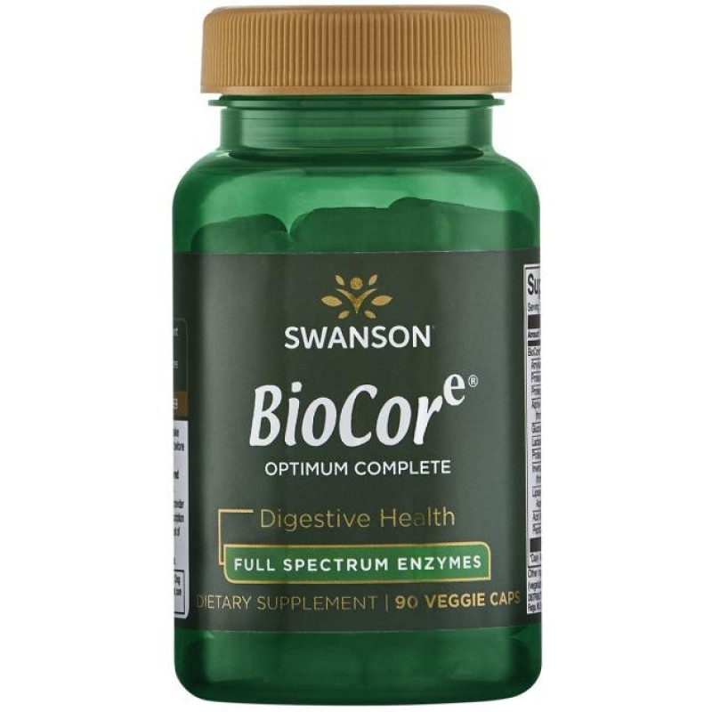 Full-Spectrum Enzymes BioCore Optimum Complete 90 веге капсули | Swanson