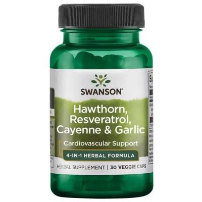 Full Spectrum Herbal Cardiovascular Care 30 веге капсули | Swanson Full Spectrum Herbal Cardiovascular Care 30 веге капсули | Swanson