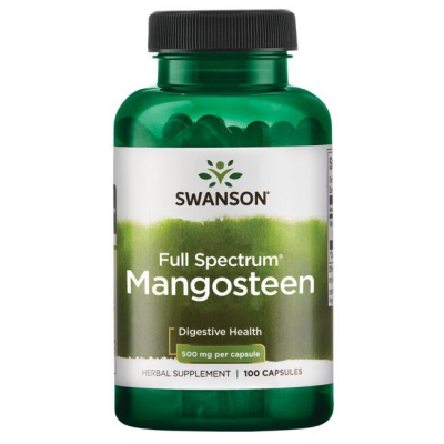 Full Spectrum Mangosteen 500 мг 100 капсули | Swanson Укрепва имунитета Намалява нивата на холестерола и риска от сърдечно-съдови заболявания Намалява нивата на кръвната захар, ефективно средство е за профила Full Spectrum Mangosteen 500 мг 100 капсули | 