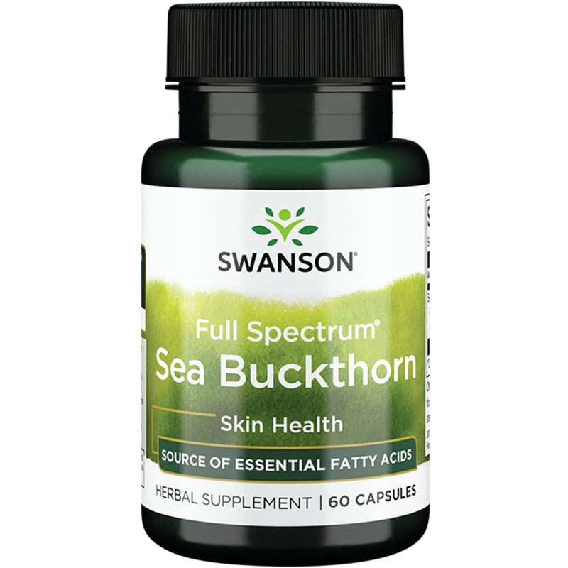 Full Spectrum Sea Buckthorn 400 мг 60 капсули | Swanson