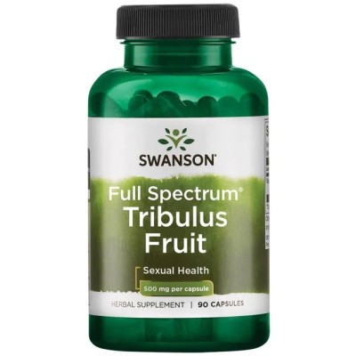 Full Spectrum Tribulus Fruit 500 мг 90 капсули | Swanson Full Spectrum Tribulus Fruit 500 мг 90 капсули | Swanson