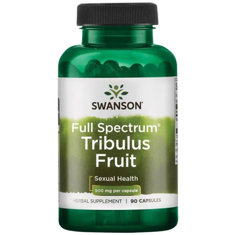 Full Spectrum Tribulus Fruit 500 мг 90 капсули | Swanson