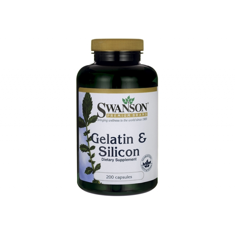 Gelatin & Silicon 200 капсули | Swanson
