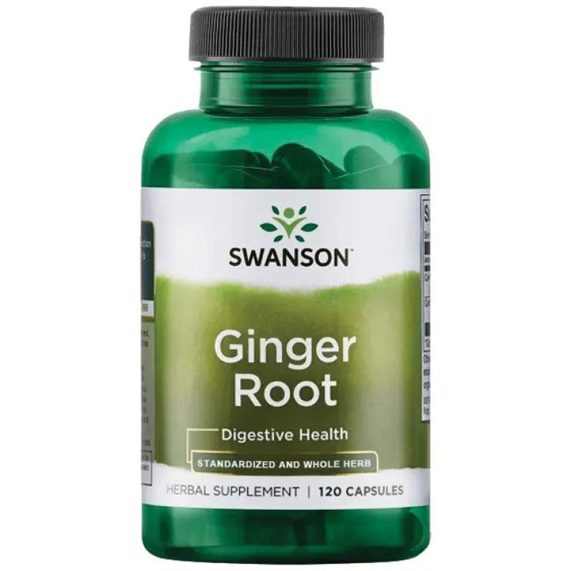 Ginger Root Standardized 250 мг 100 капсули | Swanson