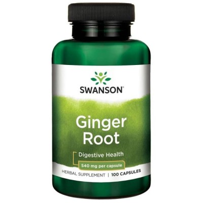 Ginger Root 540 мг 100 капсули | Swanson Предпазва от вирусни и бактериални инфекции Регулира нивата на кръвната захар Намалява нивата на лошия холестерол Потиска гаденето, предизвикано от различни причини Ginger Root 540 мг 100 капсули | Swanson Предпазв