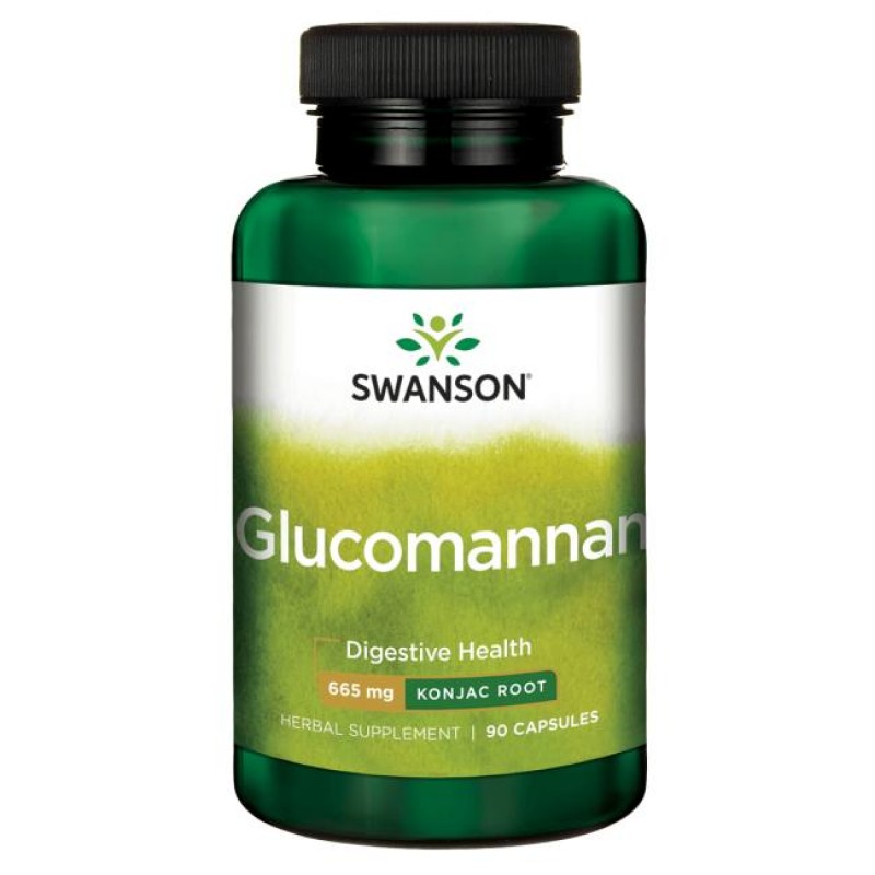 Глюкоманан (Glucomannan) 665 мг 90 капсули | Swanson
