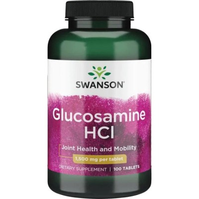 Glucosamine HCl 1500 мг 100 таблетки | Swanson Glucosamine HCl 1500 мг 100 таблетки | Swanson