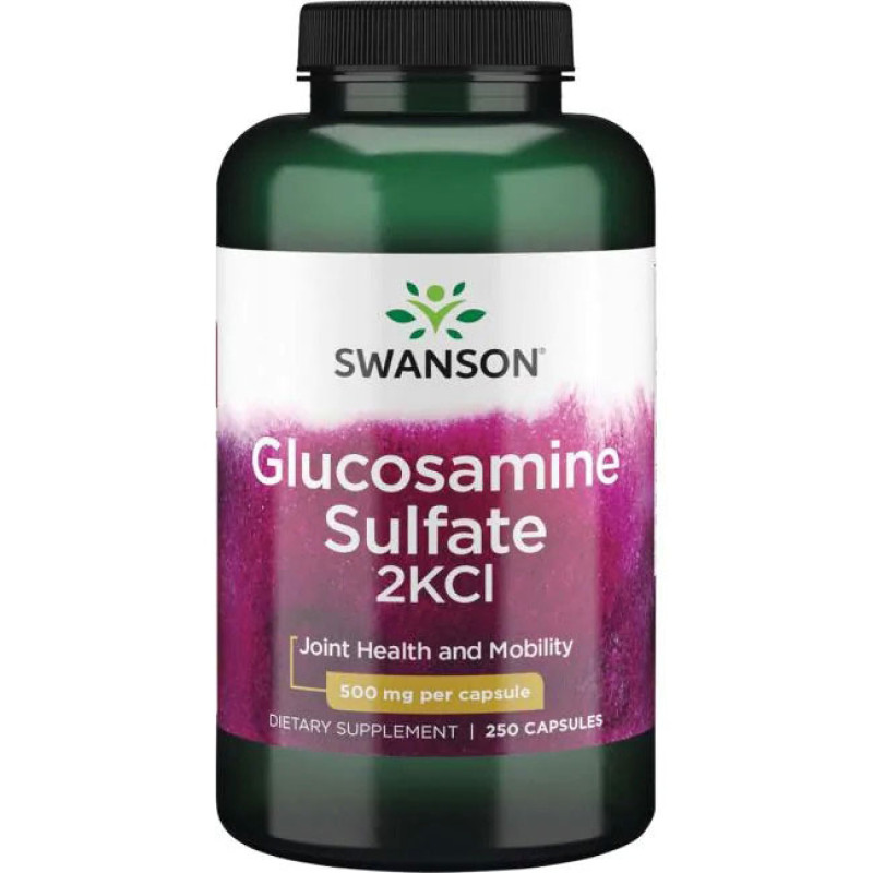 Glucosamine Sulfate 2KCl 500 мг 250 капсули | Swanson